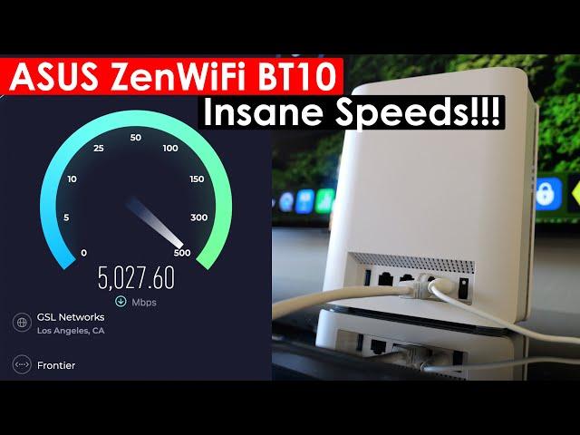 ASUS ZenWiFi BT10 WiFi 7 Speeds ARE INSANE! 