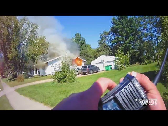 Police Chief Helps Rescue Family From House Fire