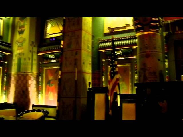 The Masonic Temple of Philadelphia in Pennsylvania - Egyptian Hall