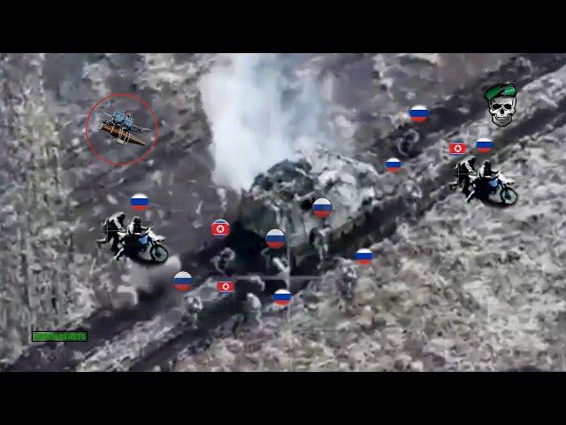 Horrible! Ukrainian FPV drone blows up North Korean soldiers in failed Russian raid on Kursk