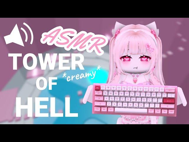 Tower of Hell but it's *CREAMY* Keyboard ASMR...