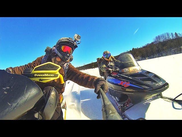 SNOWMOBILE CAMPING !! ( ULTIMATE BOONDOCKING )