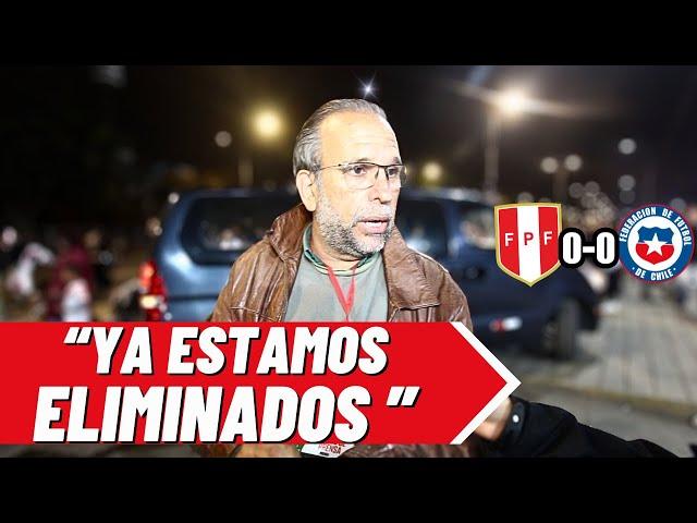 HINCHAS PERUANOS reaccionan al EMPATE ante CHILE (0-0) | ELIMINATORIAS 2026