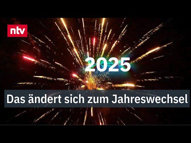 Das ändert sich zum Jahreswechsel | ntv