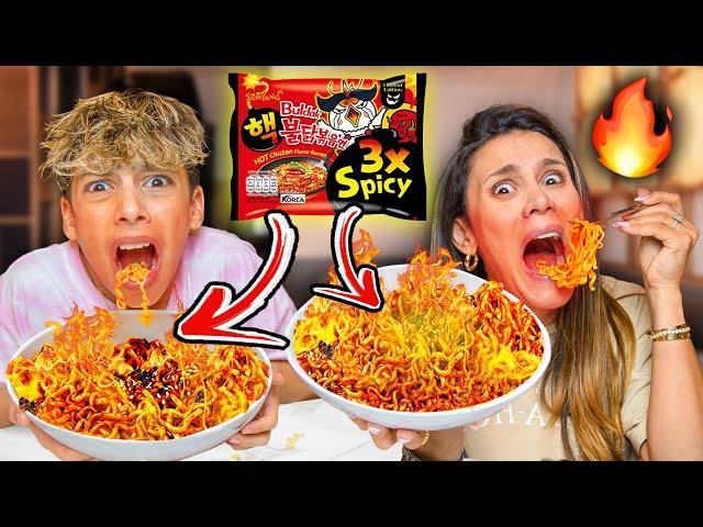 EATING The World's SPICIEST Ramen Noodles - Challenge 