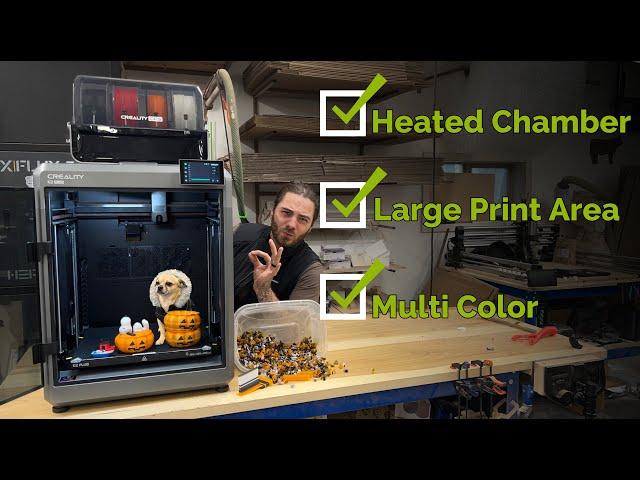 Creality K2 Plus unboxing and first impressions of the newest Multi Color 3D Printer