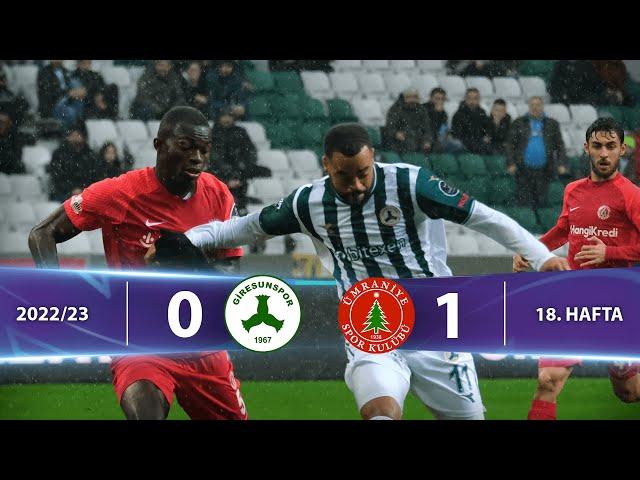 B. Giresunspor - HK Ümraniyespor (0-1) Highlights/Özet | Spor Toto Süper Lig - 2022/23