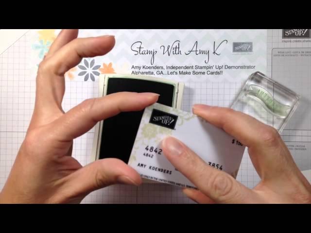 Using Stampin' Up! Firm Foam Ink Pads With Detailed Photopolymer Stamps