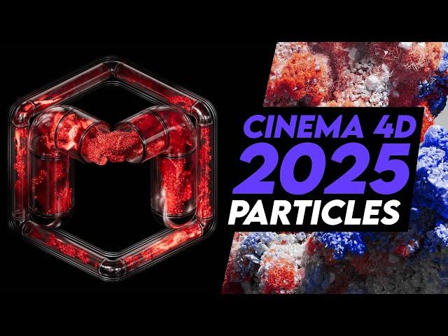 CINEMA 4D 2025 New PARTICLE Features