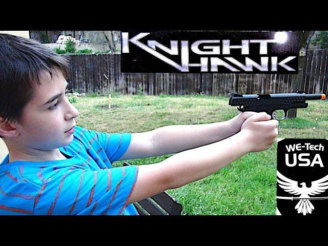 We Tech Full Metal Limited Edition Nighthawk Custom 1911 Airsoft Gas Blowback with Robert-Andre