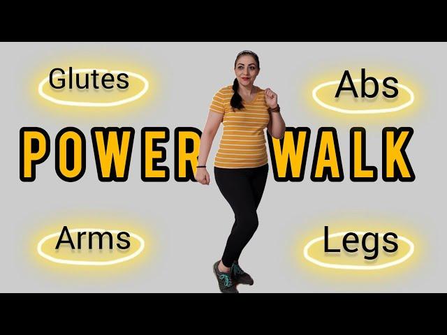 30-MIN POWER WALK, HIGH ENERGY STEPS[5000] ONLY WORKOUT AT HOME, FAT BURN & WEIGHT LOSS 