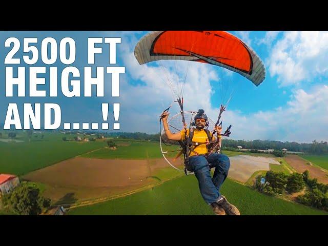 PARAMOTOR FLYING 2500 FEET IN SKY ! RAJVIR JAWANDA || LATEST VLOG 2020