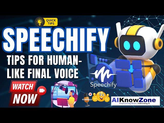 Speechify Tips