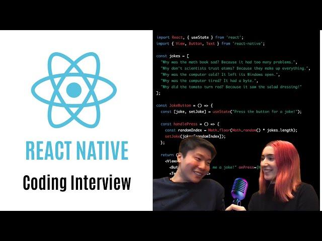 React Native Mock Interview with a Senior Software Engineer