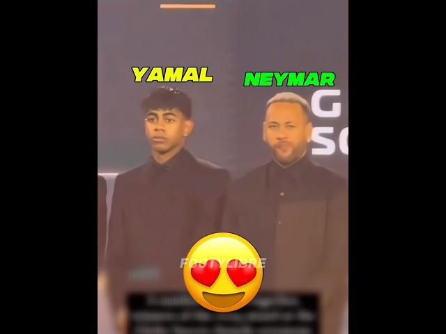 Lamine Yamal idolising Neymar ️