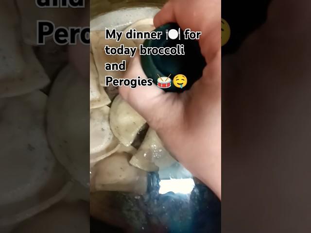 #quickmeals #broccoli #perogies #foodshorts 