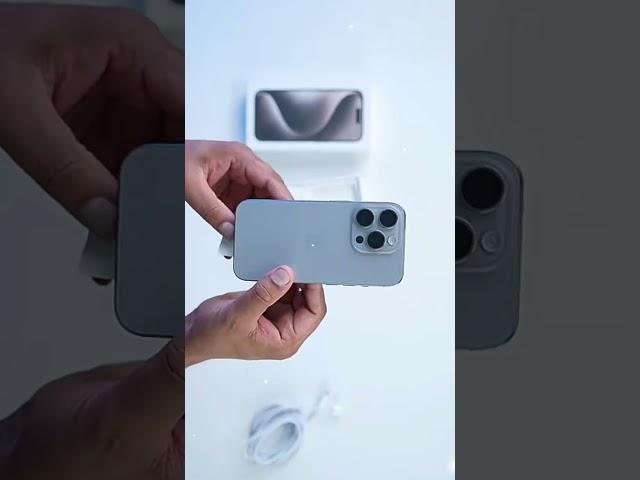 IPhone 15 Pro unboxing  #Shorts