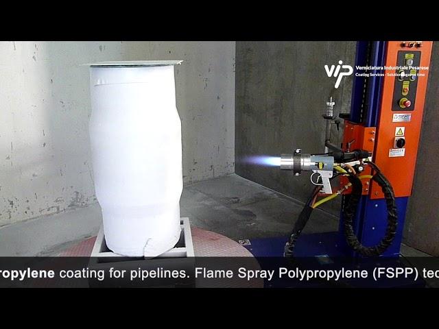 FSPP - Flame Spray Polypropylene on buckle arrestors