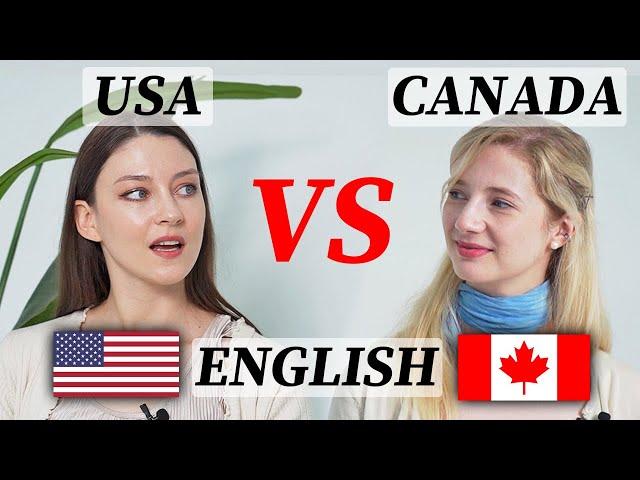 American vs Canadian ENGLISH Differences!