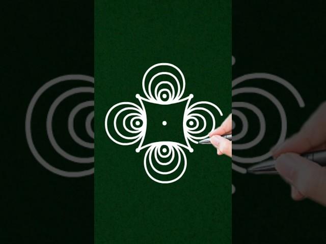 Beginners muggulu ️ simple muggulu  easy muggulu #shorts #viralvideos #muggulu #shortvideo