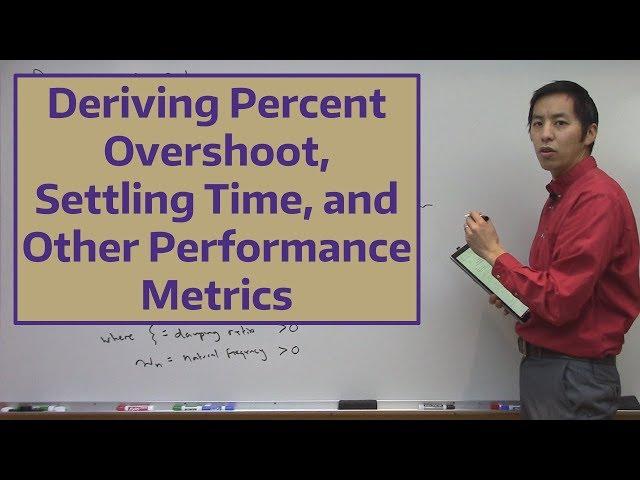 Deriving Percent Overshoot, Settling Time, and Other Performance Metrics