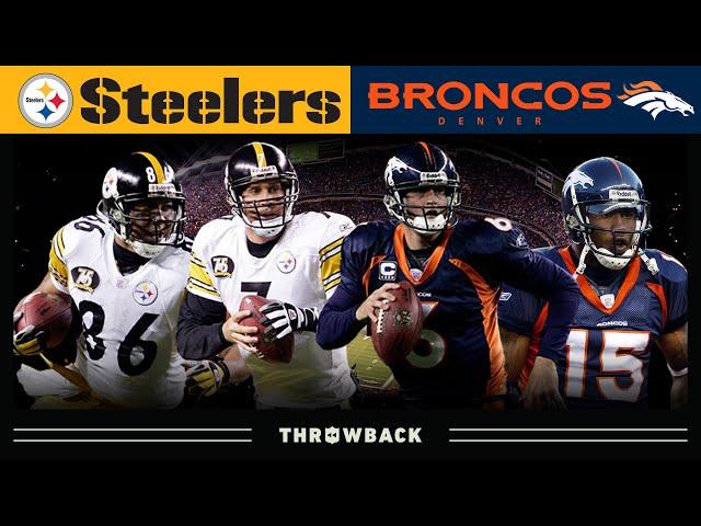 Just a GREAT Football Game on SNF! (Steelers vs. Broncos 2007, Week 7)