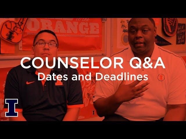 Ask Admissions: What are the deadlines for Illinois this year and what do they mean?