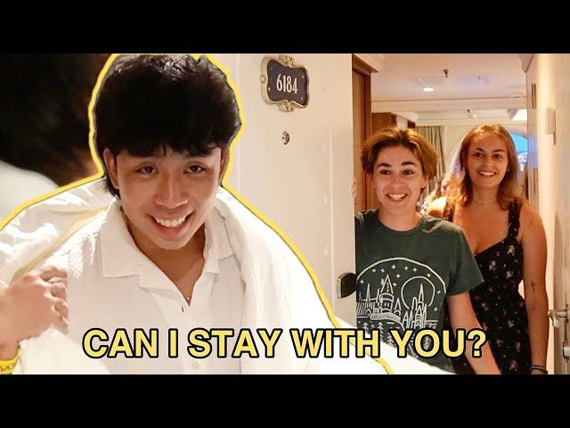 Asking Cruise Strangers If I Can Sleep Over!!