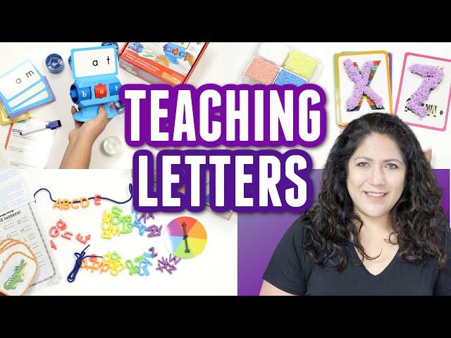 Ways to Teach LETTERS for Toddlers and Preschool - Alphabet & Early Phonics Ideas