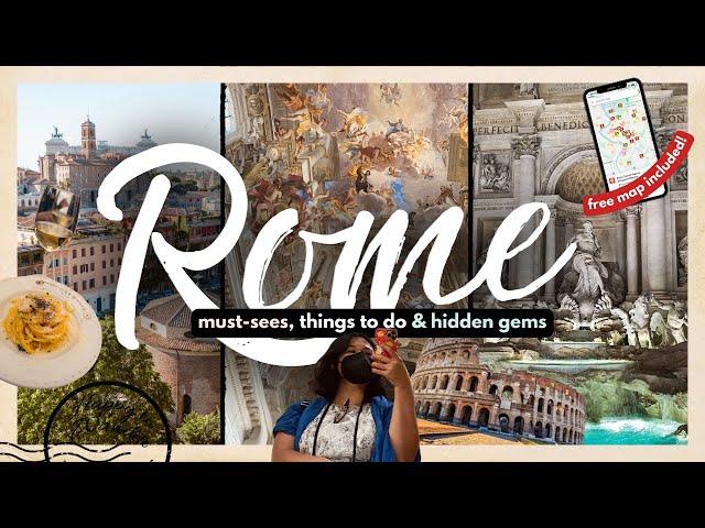 BEST THINGS TO DO IN ROME FOR FIRST TIMERS W/ MAP | 20 Must-Dos, Hidden Gems & More!