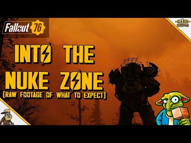 Fallout 76 Nuke - What to expect to find in the Blast Zone (Raw Footage)