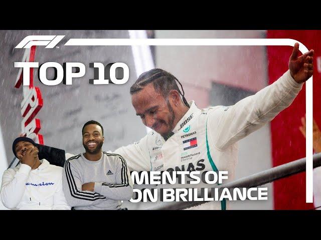 WE  FOUND OUR FAVORITE DRIVER! Dunson brothers react to Top 10 Moments of Lewis Hamilton Brilliance