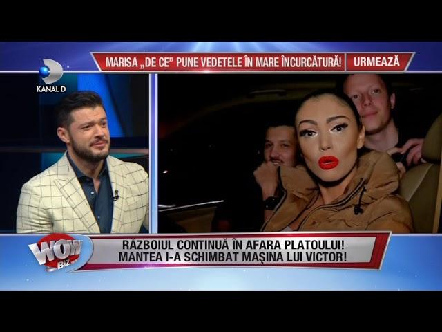 WOWBIZ (21.11.) - Mantea i-a schimbat masina lui Victor! Razboi in afara platoului! Partea III