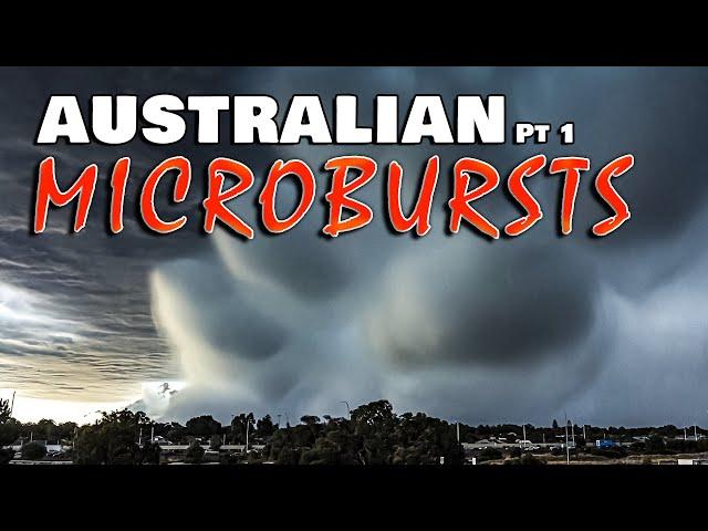 Incredible Australian Microbursts Pt1 - Extreme Weather Series - Severe Weather Australia