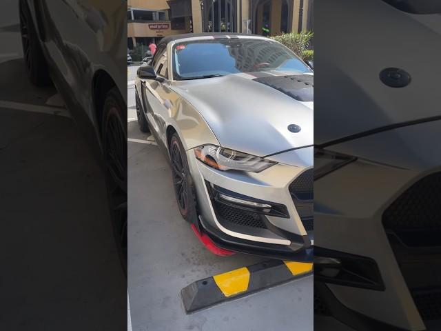 Ford Mustang GT at Marina Dubai  #shorts #mustang #throdle