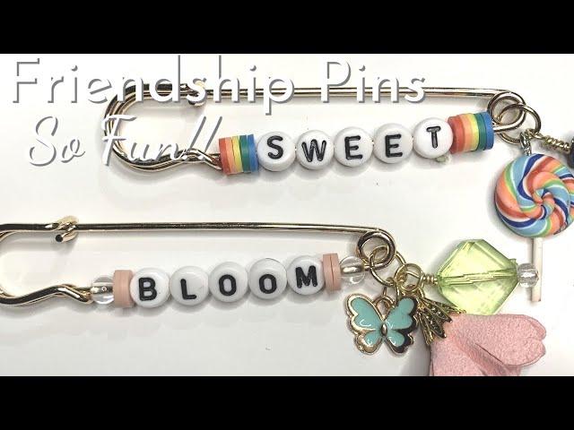 Friendship Pins!! Making them AND storing them!