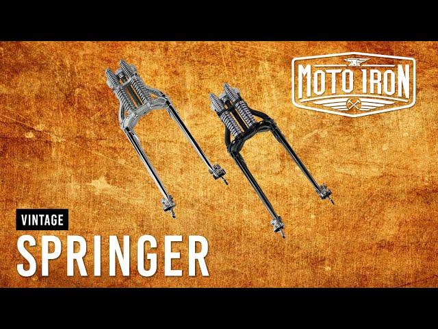 Moto Iron® Vintage Style Springer Forks For Harley Davidson® Motorcycles