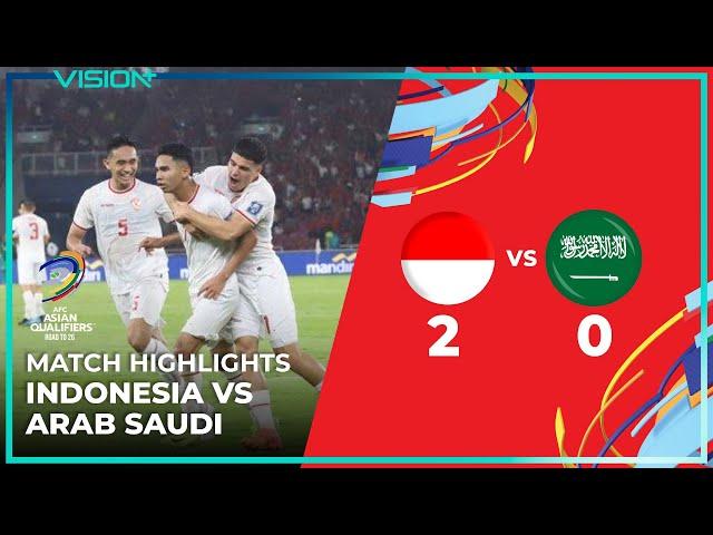 MATCH HIGHLIGHTS: Indonesia 2 - 0 Arab Saudi | AFC Asian Qualifiers Road To 26