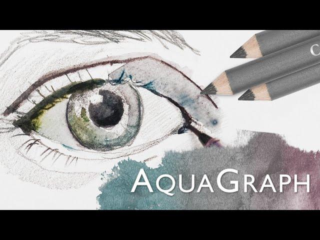 AQUAGRAPH - Water-Soluble Colored Graphite Pencils by CRETACOLOR