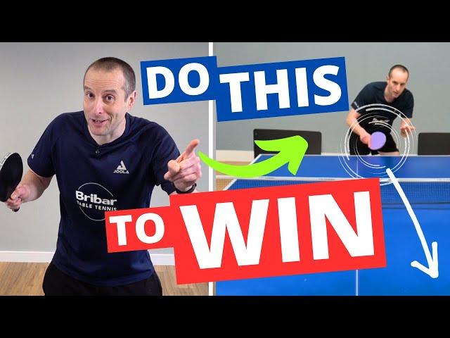 Easiest way to win a point in table tennis