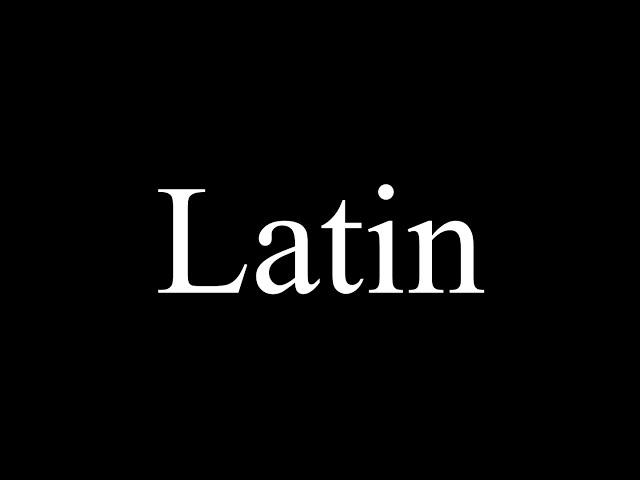 How to Read and Speak Latin fluently