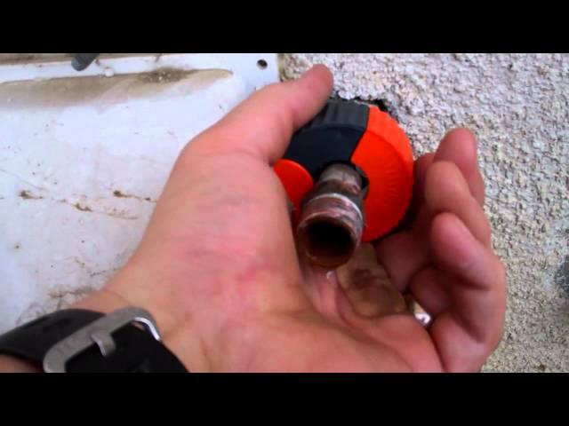 42REVU.com Product Review AutoCut Copper Pipe Cutter Great For Tight Spaces