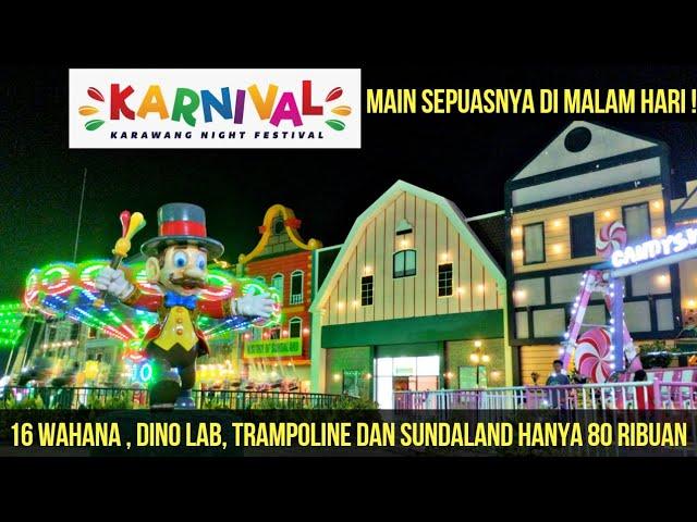 Karawang Night Festival !!! Review Terbaru dan Lengkap !!! Karnival Fun & Fit Trampoline Park