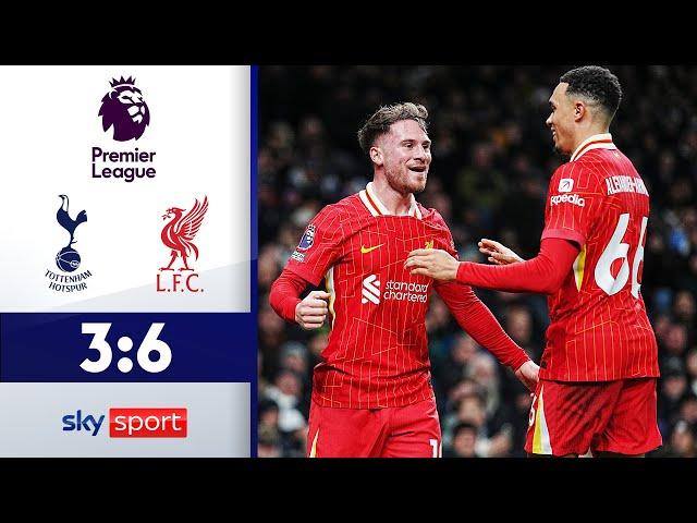 9-Tore-Festival! Reds dominieren Tottenham! | Tottenham Hotspur - FC Liverpool | Highlights - 24/25