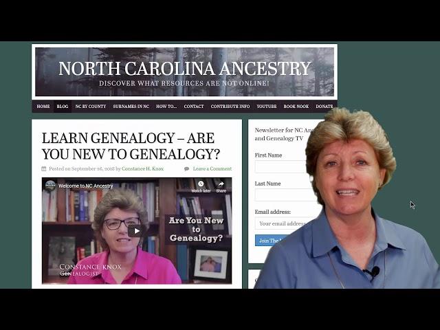 Welcome to NC Ancestry