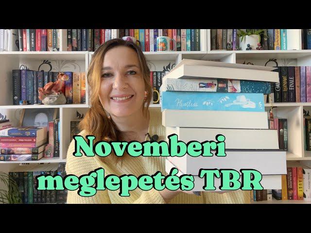 Meglepetés novemberi TBR | Mit tervezek olvasni novemberben (2024)