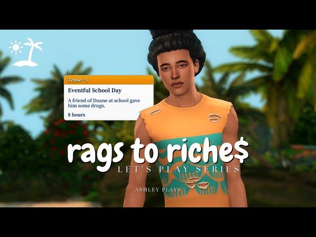 duane's eventful school day | the sims 4: rags to riches (EP 8)