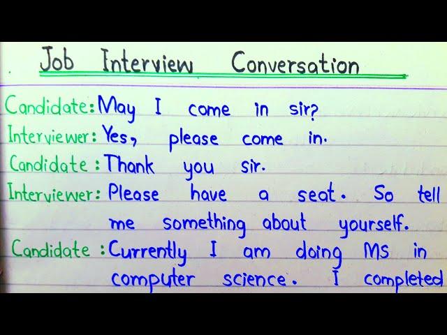 Job Interview Conversation | Job Interview ||GARJAN Knowledge | Interview Question And Answer