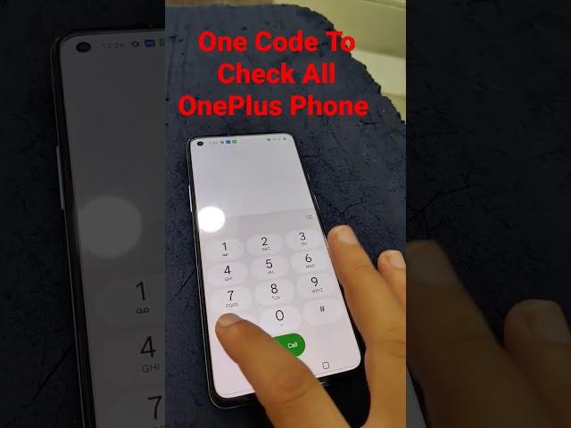 How to Check OnePlus Mobile #shorts #shortvideo #oneplus