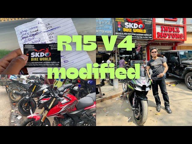 R15 v4 full modification details | R15 v4 modified in Karol Bagh Delhi